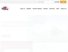 Tablet Screenshot of csdaa.com.au